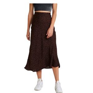 NEW Minimum Yvonneline Leopard Animal Print Maxi Skirt EU 38🎁